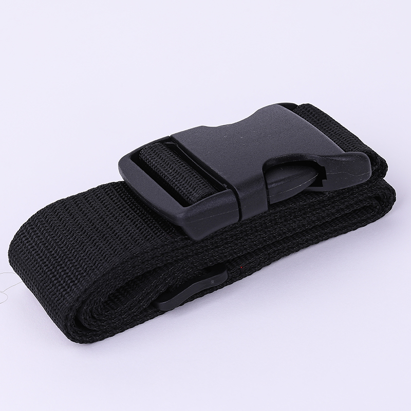 Luggage code lock bundled with cross-shaped packing trolley suitcase checked plus fixed strapping rope