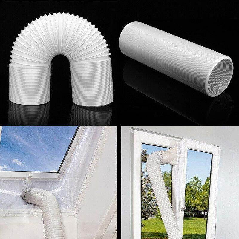 Adjustable Mobile Exhaust Duct Ventilator Pipe Hose Stretch for Air Conditioning