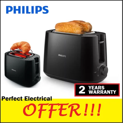 Philips HD2581/91 Bread Toaster 2 Slice HD2581 (Black)