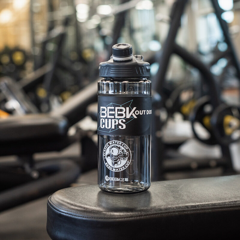 Cốc BEBK 1700ML/2300ML/3000ML Ấm Đun Nước Thể Dục Tập Gym Ngoài Trời Cầm Tay Bình Nước Thể Thao Bình Nước Chống Rò Rỉ Chai Nước Dung Tích Lớn
