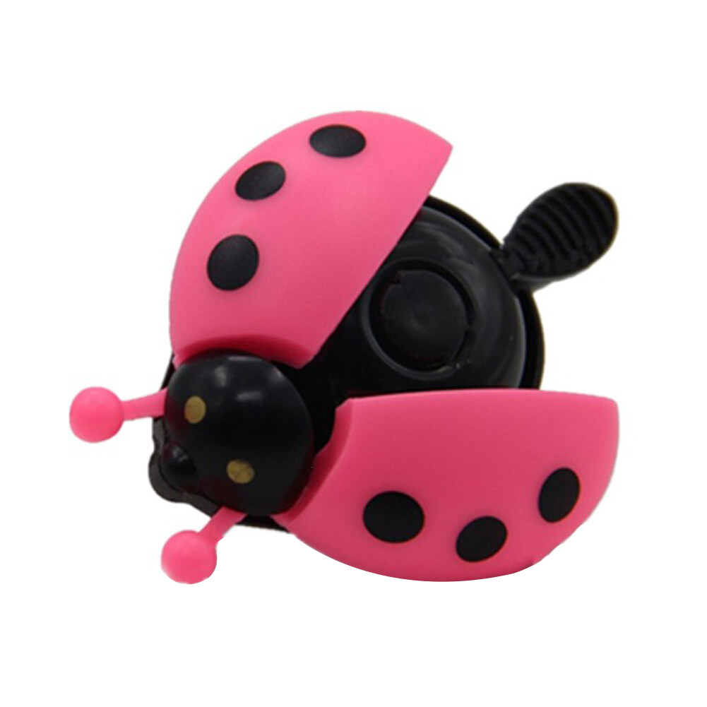 Lovely Kids Beetle Ladybug Ring Bell Handlebar Bicycle Bike Horn Alarm