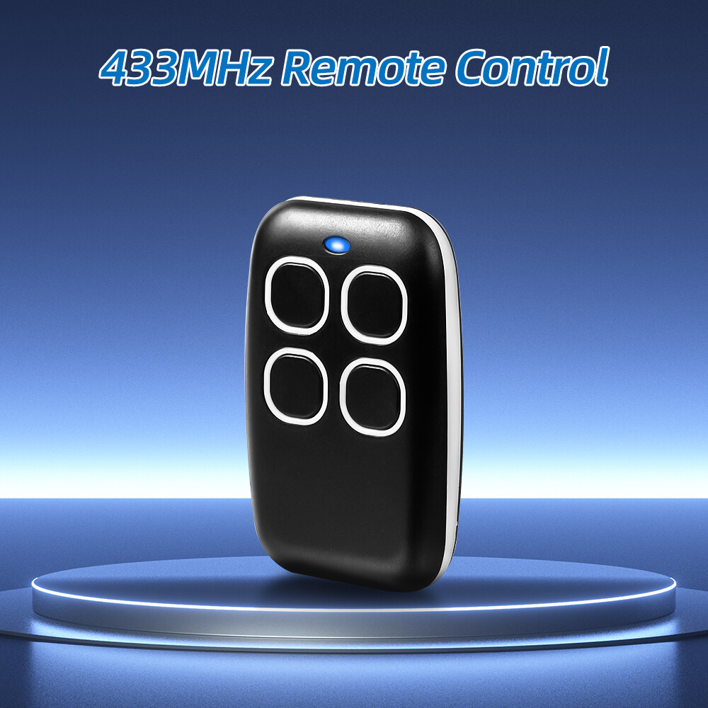 KEBETEME 433MHz Smart Copy Duplicator Remote Control 4 Buttons Garage Door Gate Remote Fixed Rolling Code Cloning 433.92MHZ Transmitter