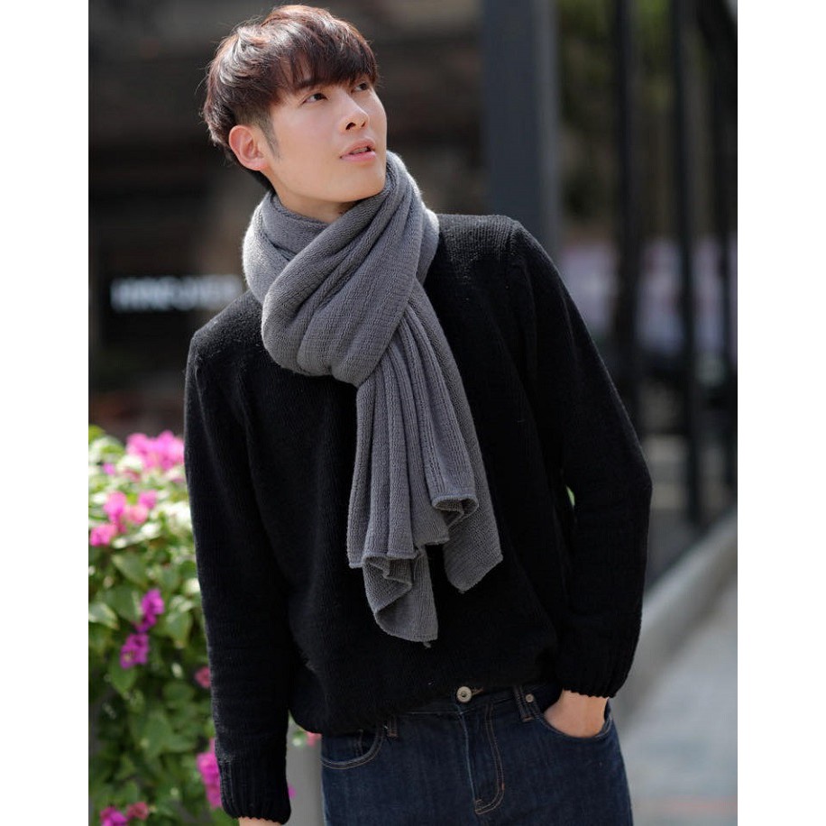 Khăn quàng cổ unisex Hàn Quốc kiểu dáng thời trang KL28