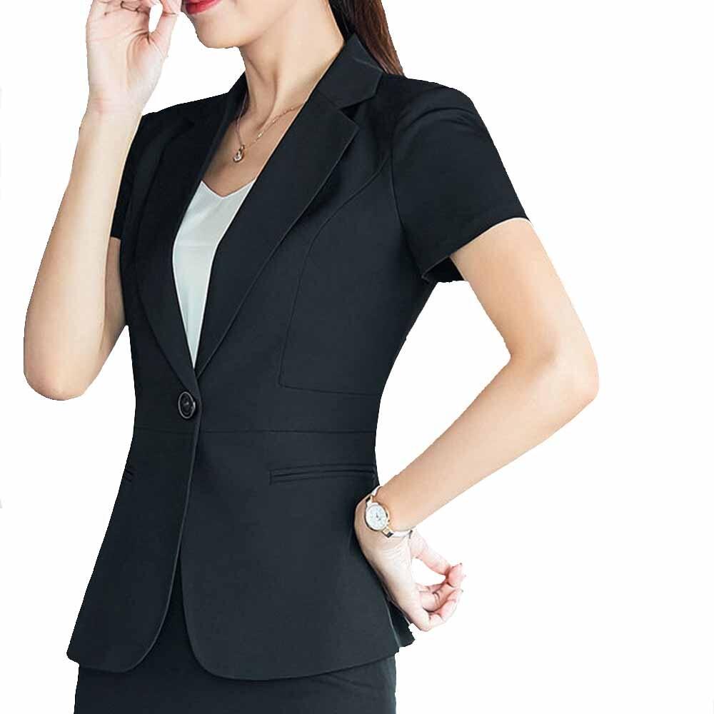 ladies short navy blazer