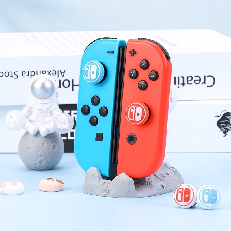 Nắp Tay Nắm Ngón Cái Vỏ Bảo Vệ Mềm Bằng Silicon Vỏ Bọc Tay Cầm Điều Khiển Cho Nintendo Switch Oled JoyCon NS Lite