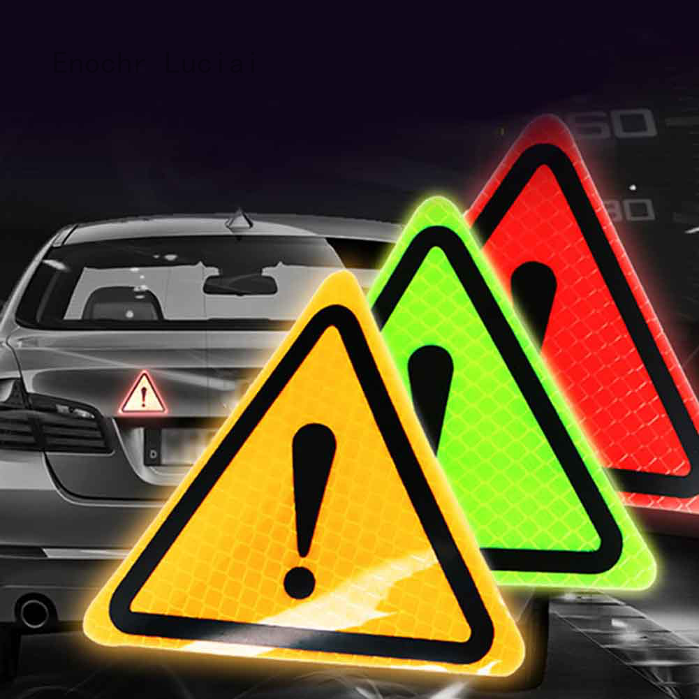 Hot Sale Motorcycle Decorative Warning Triangle Car Reflective Sticker Bodywork Paster