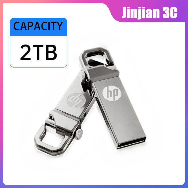 HP Ổ USB Flash 2 TB Thẻ Nhớ USB 3.0 Ổ USB Tốc Độ Siêu Nhỏ Kim Loại Chống Nước Lưu Trữ Dữ Liệu Lớn Ổ Cứng Gắn Ngoài Ổ USB Di Động 2000GB Máy Vi Tính/Máy Tính Xách Tay