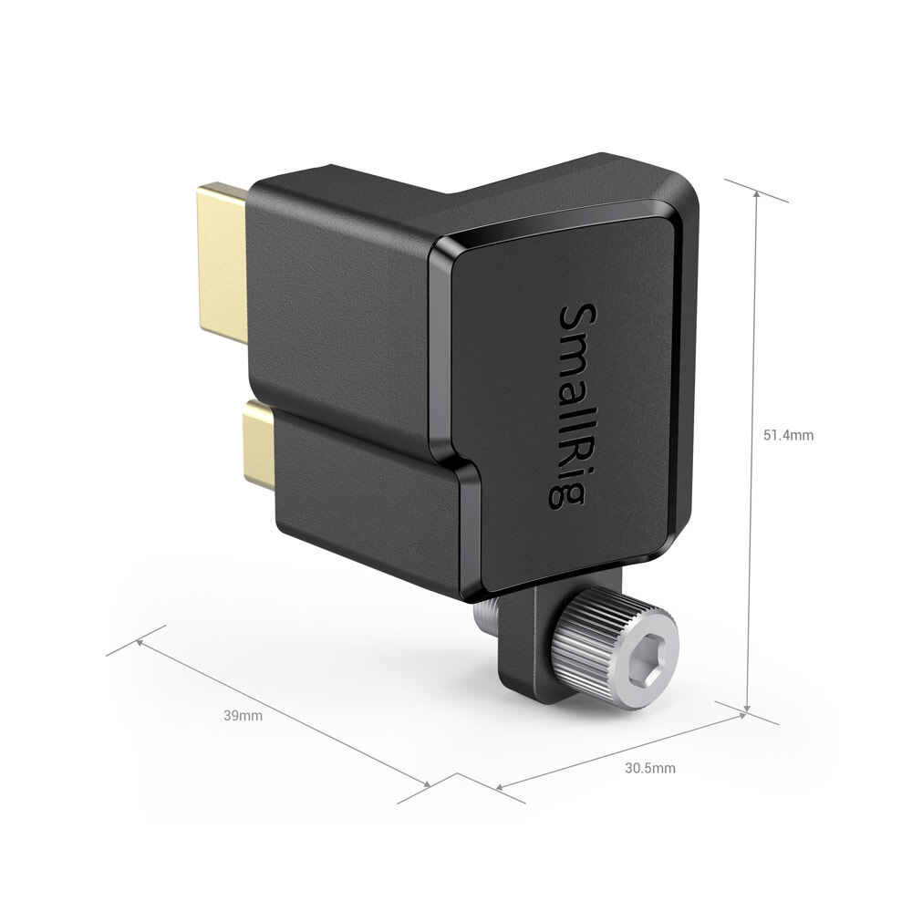 Bộ Chuyển Đổi Góc Phải SmallRig HDMI & Type-C Cho BMPCC 4K Khung Máy Ảnh AAA2700