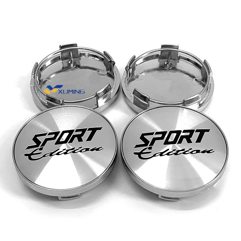 Cardiy 4pcs/lot 58mm wheel cap sport logo car wheel rim center hub cap covers