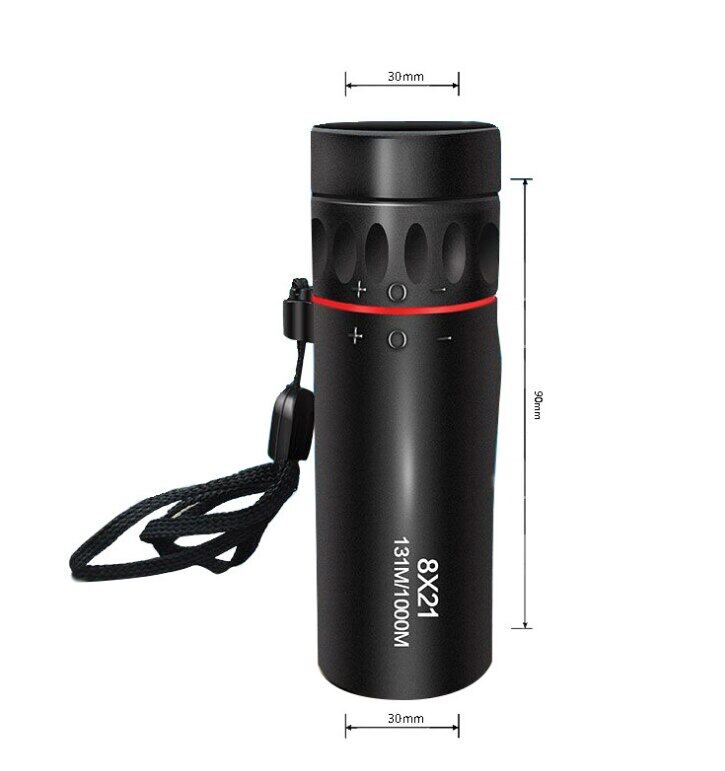 Bằng Một Mắt Kính Thiên Văn Kính Viễn Vọng Một Mắt Mini Bỏ Túi HD Zoom 8X21/30X25, Cho Điện Thoại Thông Minh Mạnh Mẽ Quân Sự Zoom Micro Phạm Vi, Ống Nhòm Quang Học