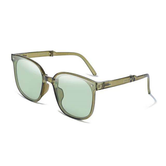 Fashion Foldable Square Sunglasses Women Oversized Sunglass Men Retro Black Sun Glasses Shades Goggle UV400 Oculos De Sol