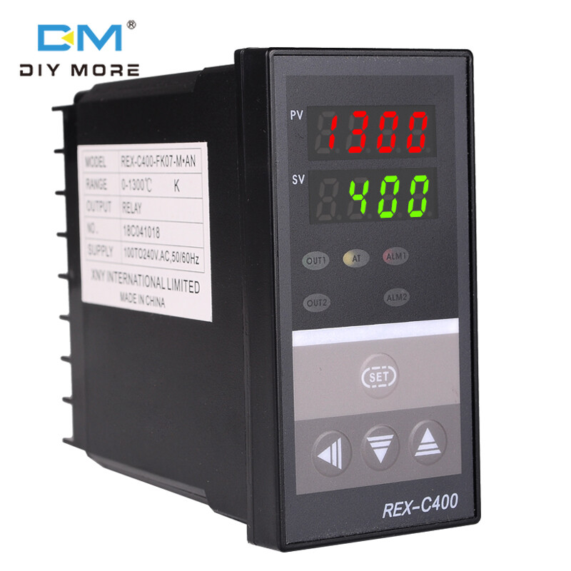 [100% original] diymore PID Digital Temperature Controller REX-C400 Universal Input Relay Output Vertical type for Automatic Packing Machine