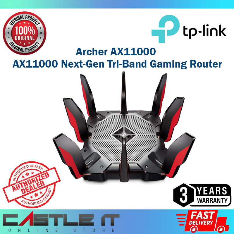 tp link archer ax11000 wifi 6 tri band gaming router