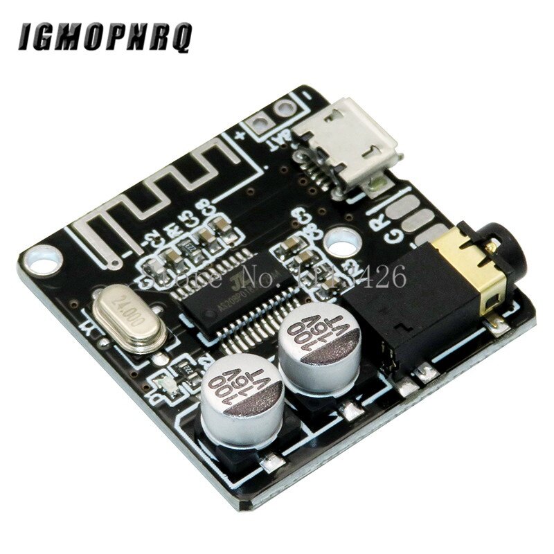 VHM-314 Bluetooth 5.0 Audio Receiver Module MP3 Lossless Decoder Board 3.7-5V Wireless Stereo Music Decoding Amplifier Board