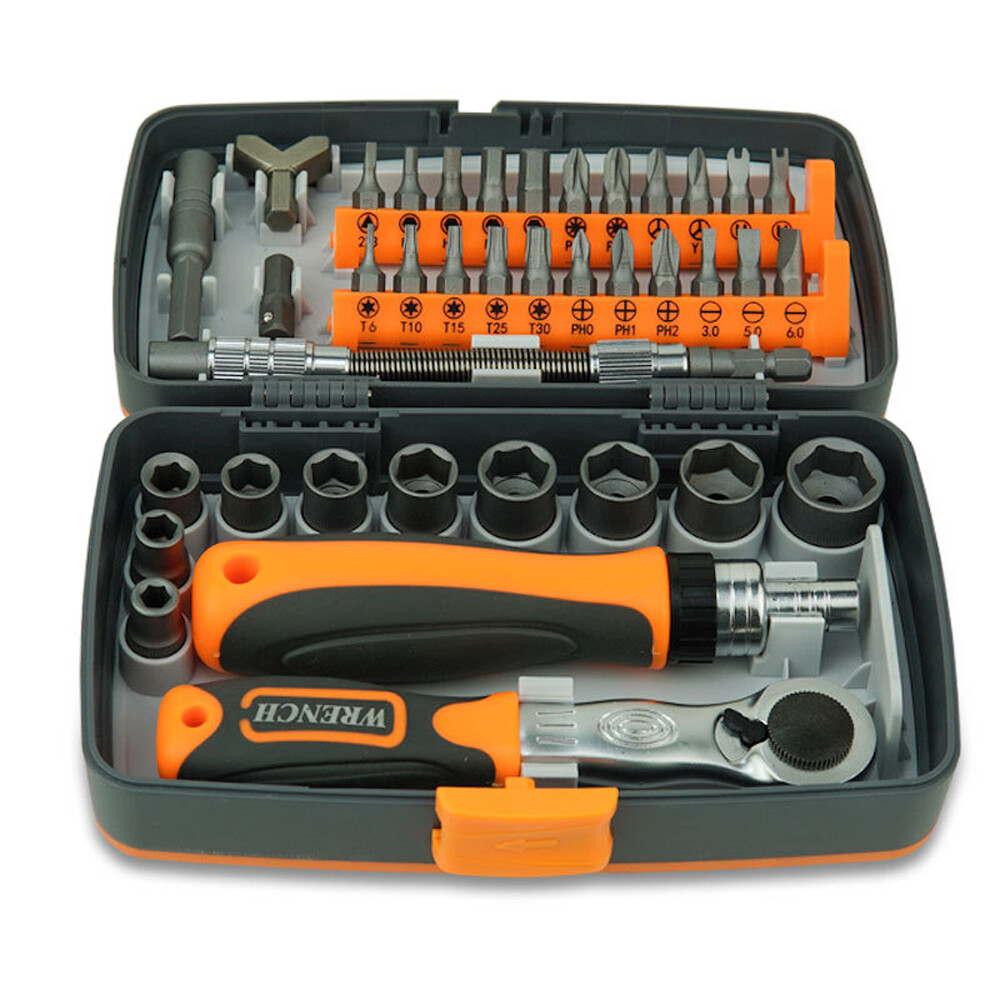 38 in 1 Household Labor Saving Ratchet Screwdriver Bit Set Multipurpose Tool Kit Hardware Tools Combination Wrenches Toolbox Hand Tool Sets