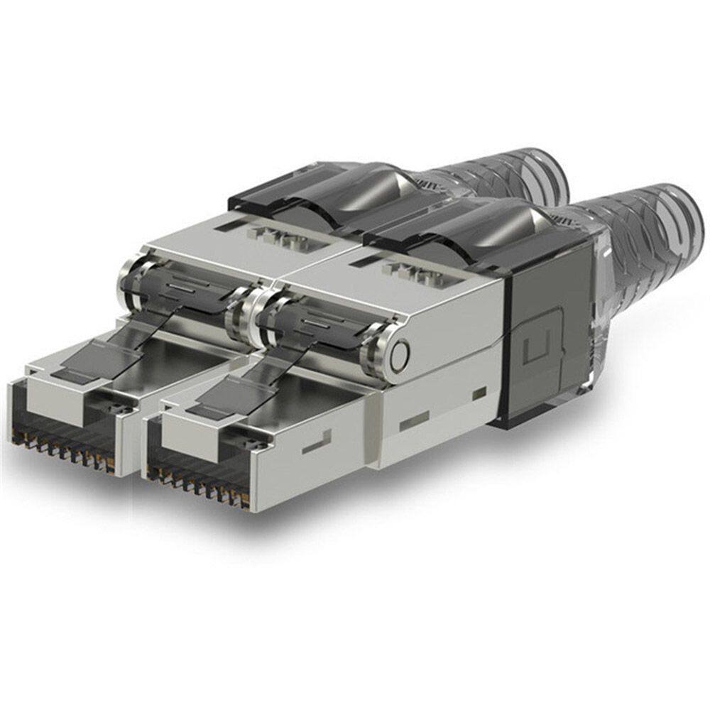 JINGRO Cat7 Đầu Nối Mạng Không Dụng Cụ Mạng Cáp Ethernet Được Bảo Vệ 8P8C STP Cho Máy Tính Đầu...