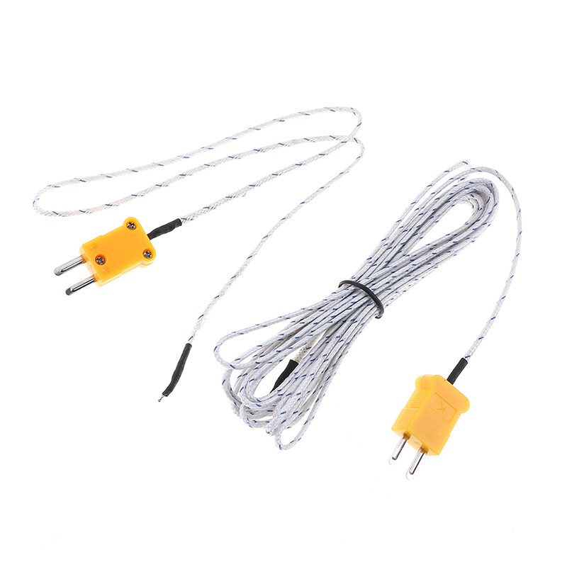 Ministar 1PC K type temperature sensor thermocouple probe cable wire 0.5/4m