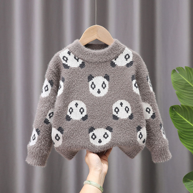Boys' Sweaters, Children's Sweaters, 2021 Autumn and Winter New Baby Boys' Pullover Base Sweaters