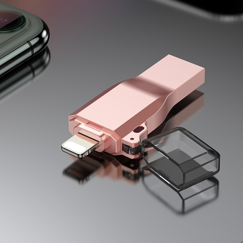 Apple ổ đĩa USB điện thoại tốc độ cao 2 trong 1