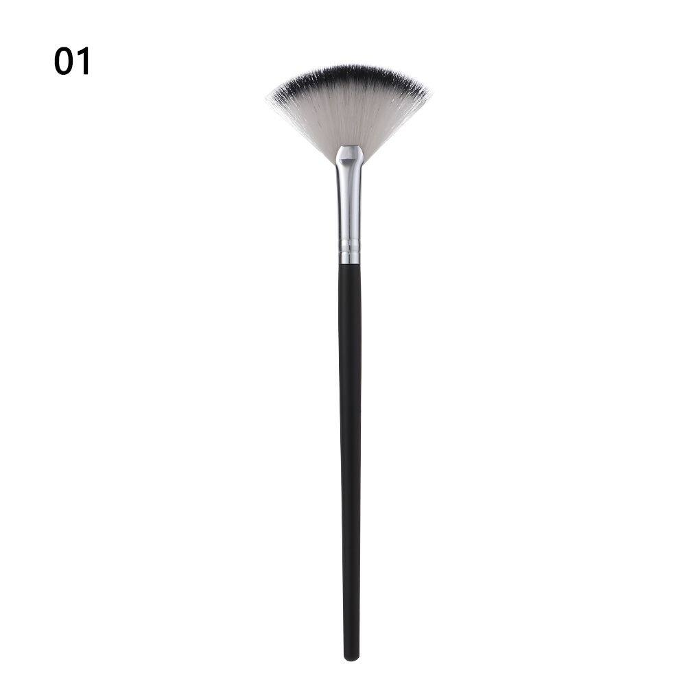 Z5DJXZ6 High Quality Cosmetic Makeup Tool Facial Fan Brushes Professional Makeup Brush Powder Brush