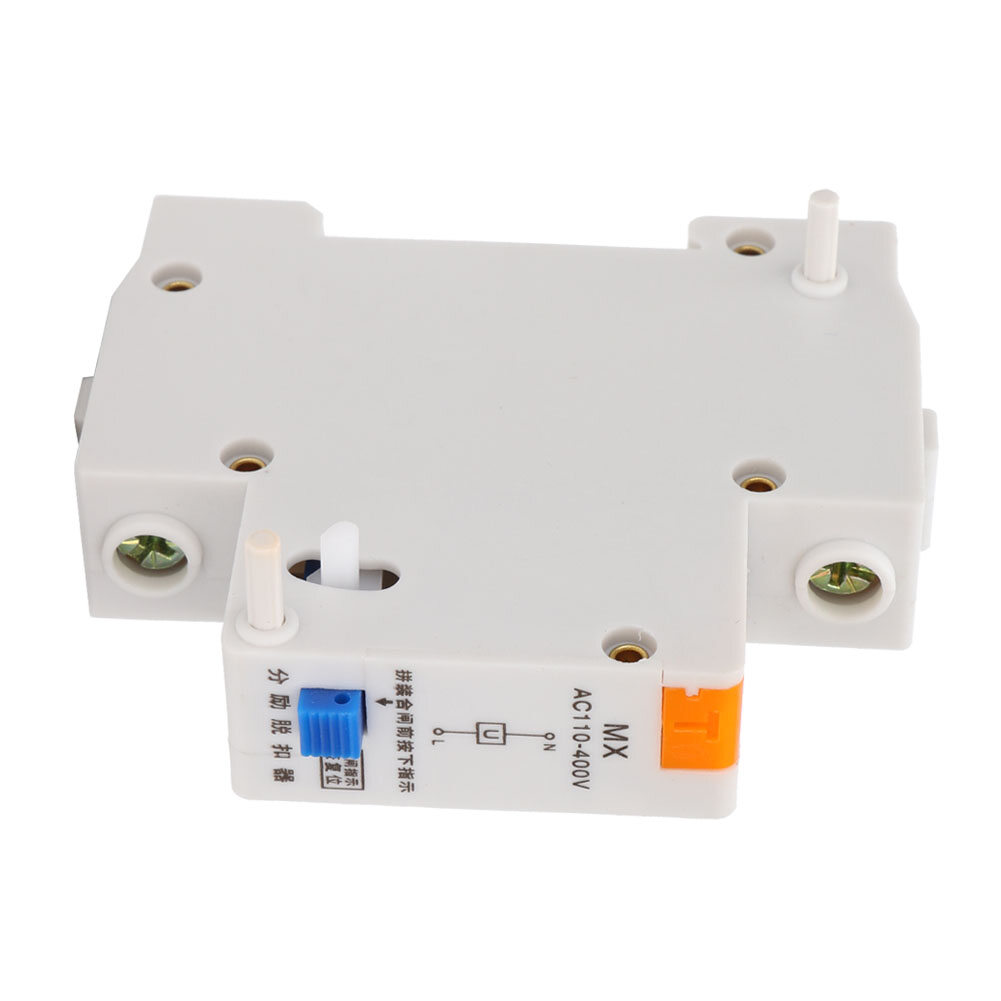 Mx Shunt Release, Shunt Release, Easy to Use Shunt Auxiliary Release, Shunt Tripping Device, Plastic for Circuit Breaker Home Improvement