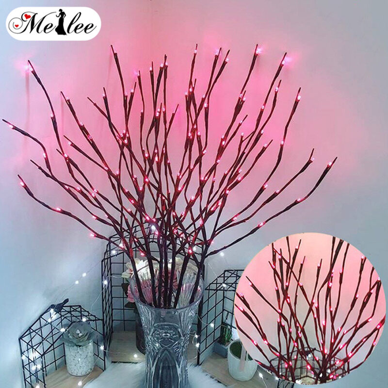 Mellee Tree Branch Light Simulation Tree Branch LED Lights Room Bedroom Layout Night Light