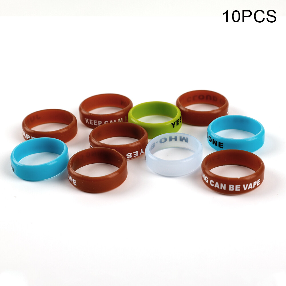 10PCS Fishing Rod Grip Protector Silicone Elastic Fishing Rod Handle Non-Slip Ring Cover Portable Outdoor Fishing Tools