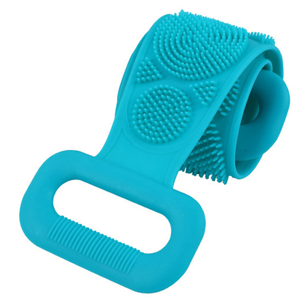 Hoeo Cọ Silicon Khăn Tắm Tẩy Tế Bào Chết Cọ Tắm Cơ Thể Chà Xát Lại Bàn Chải Tắm Bùn Tắm Tạo Tác Miếng Dán Chống Xước Massage Cho Bàn Chải Lưng Tẩy Da Chết