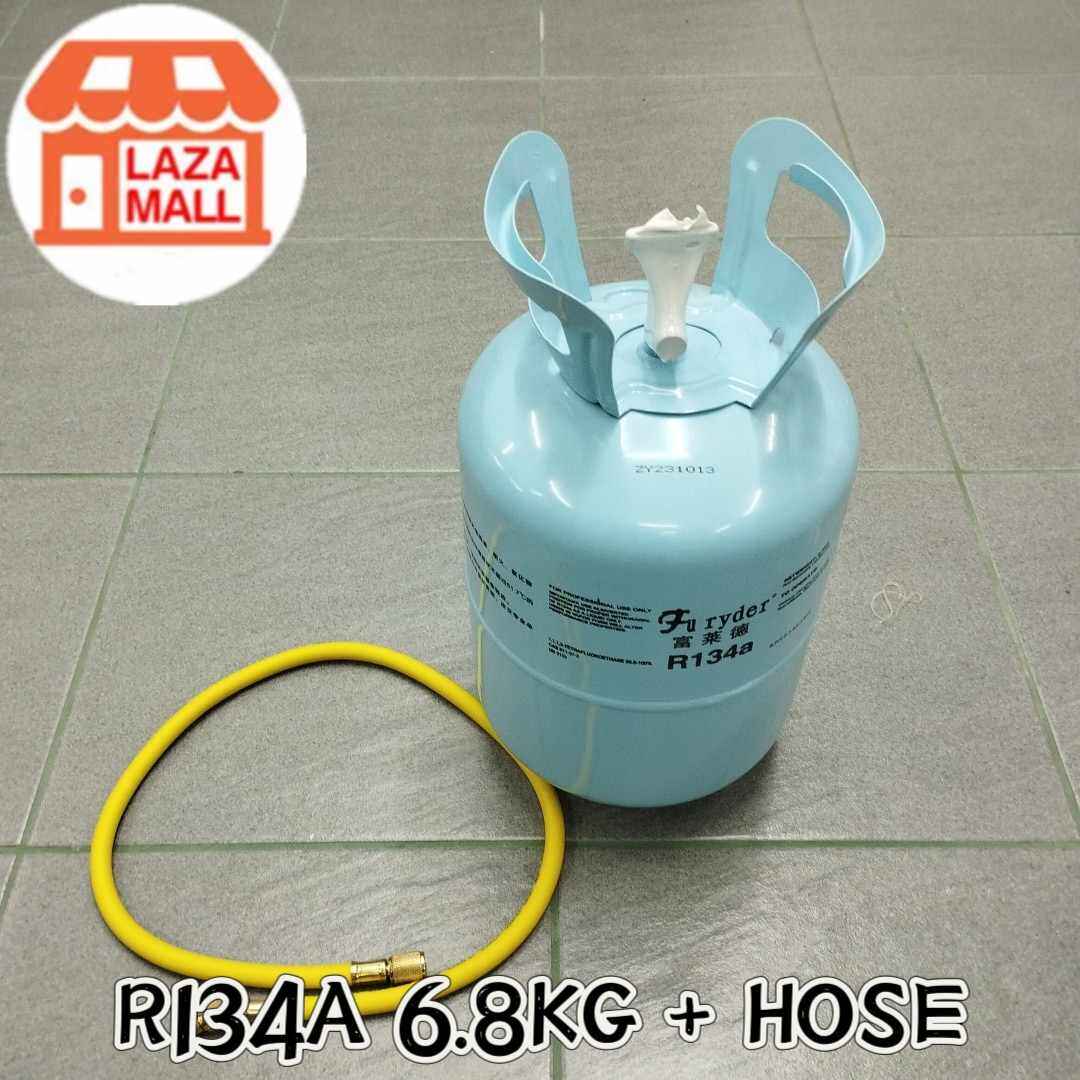 R134A GAS TONG FRIDGE / CAR AIRCOND REFILL GAS R134 6.8KG COOLING PURE