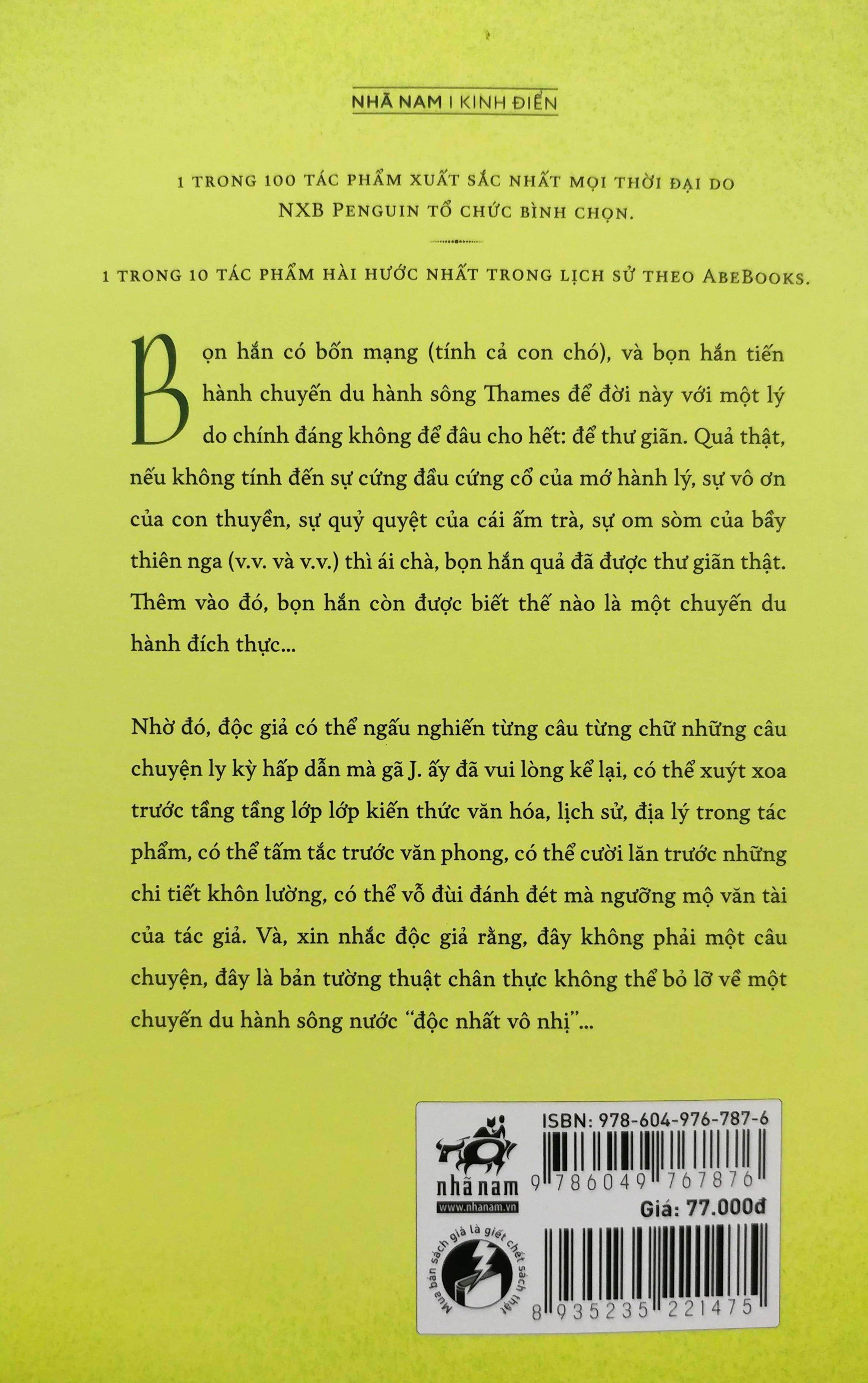 Fahasa - Ba Gã Cùng Thuyền (Tái Bản 2019)