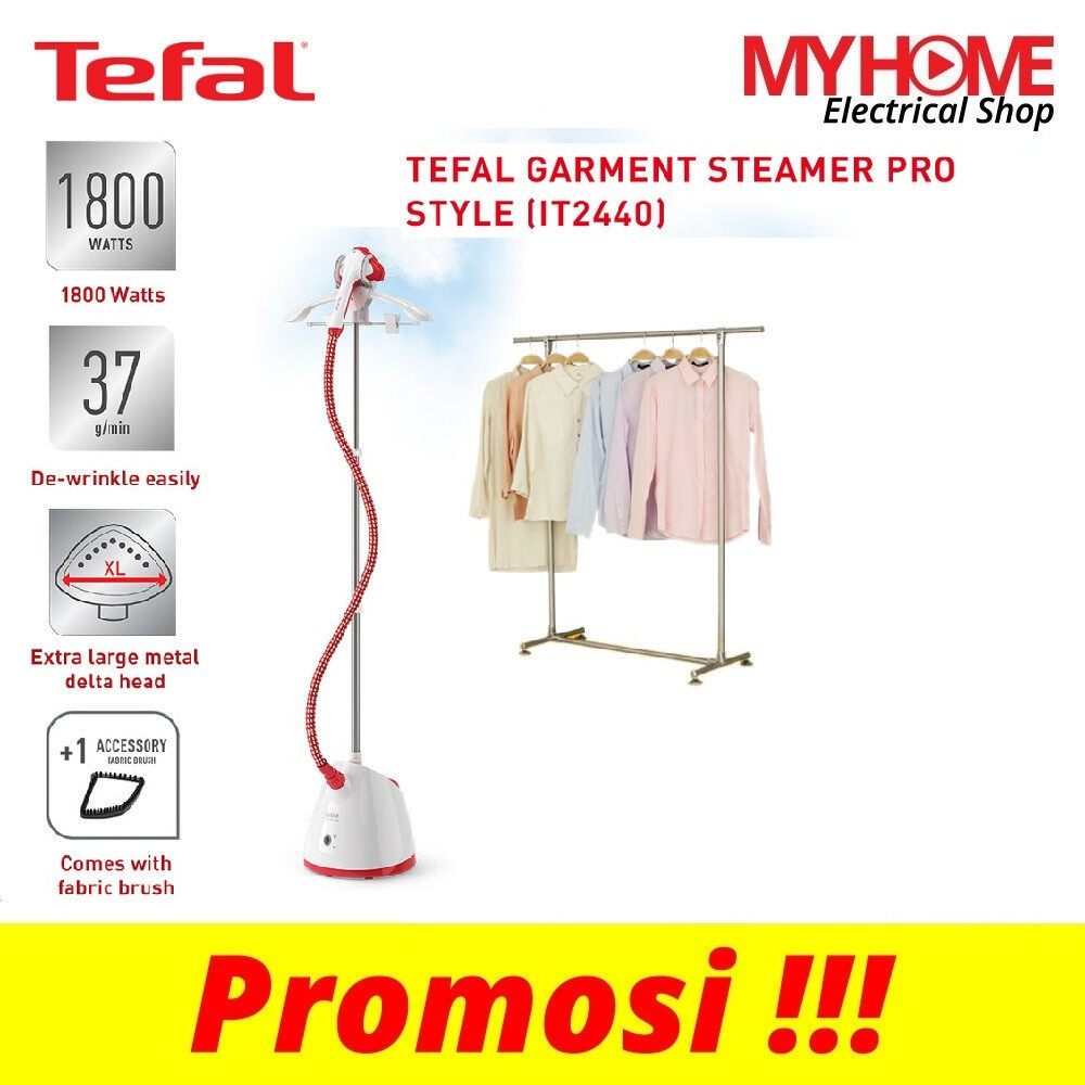 TEFAL IT2440 1800W PRO STYLE ONE GARMENT STEAMER Lazada
