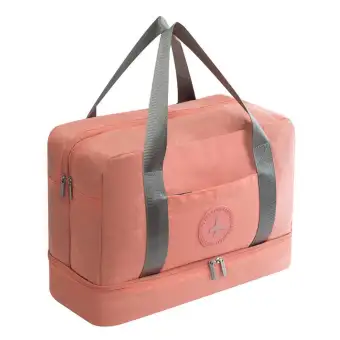 Nicetoempty Foldable Travel Weekender Bag With Large Shoe Compartment Waterproof Gym Swim Dry Wet Nicetoempty Foldable Travel Weekender Bag With Large Shoe Compartment Waterproof Gym Swim Dry Wet