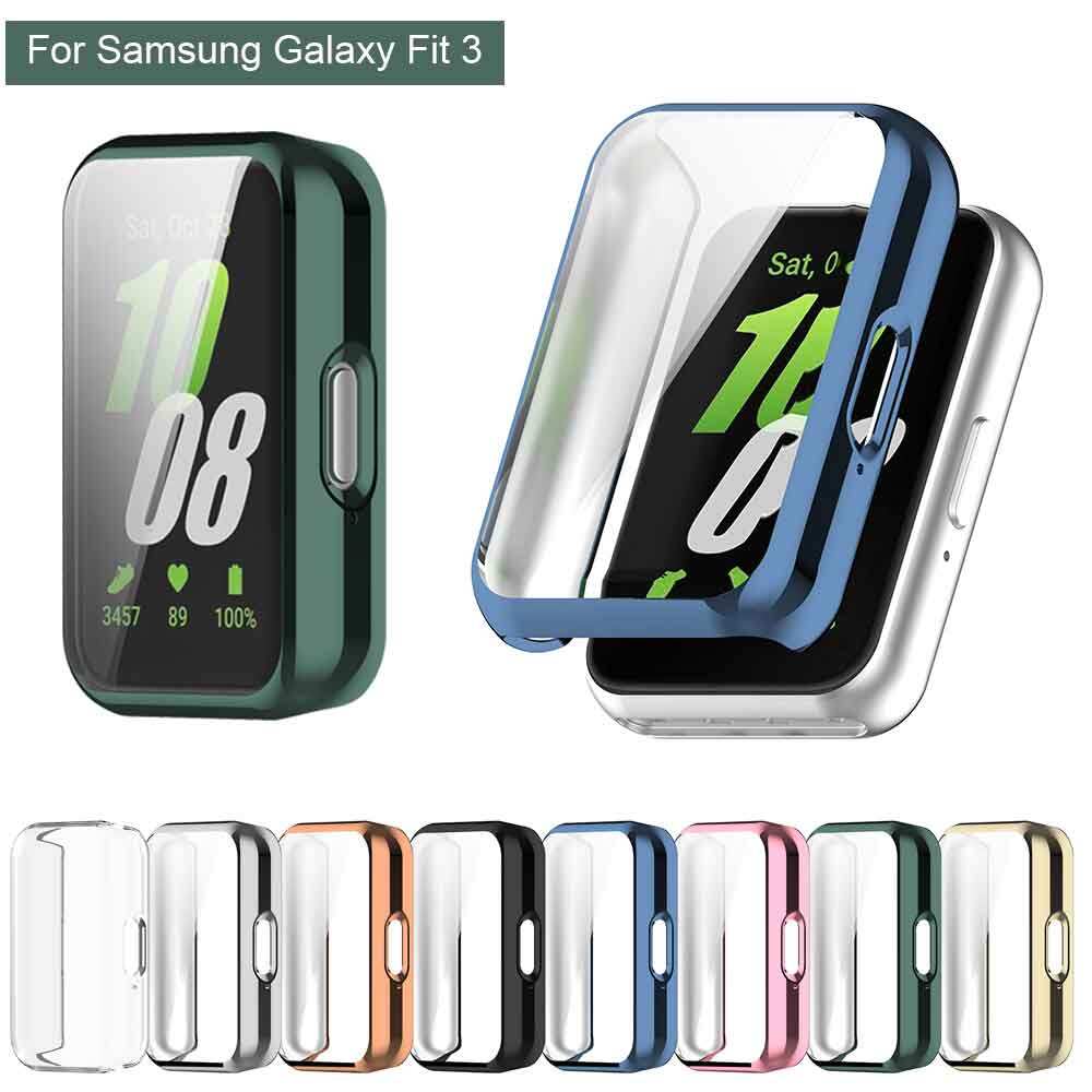 TPU mềm vỏ bảo vệ cho Samsung Galaxy phù hợp với 3 fit3 (SM-R390) trường hợp bảo vệ toàn màn hình vỏ Bumper Phụ kiện đồng hồ thông minh