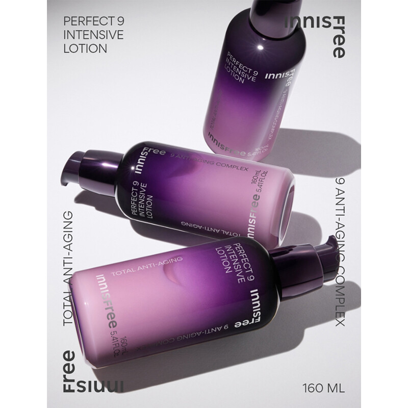 Kem Dưỡng Chống Lão Hóa New Version 2023 Innisfree Perfect 9 Intensive Series ( Skin, Lotion, Serum, Cream, Eye Cream)