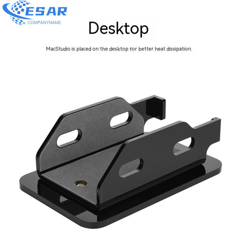 Acrylic Bracket Compatible For Mac Studio Desktop / Wall-mounted Holder Support Frame Host Box Storage Rack
