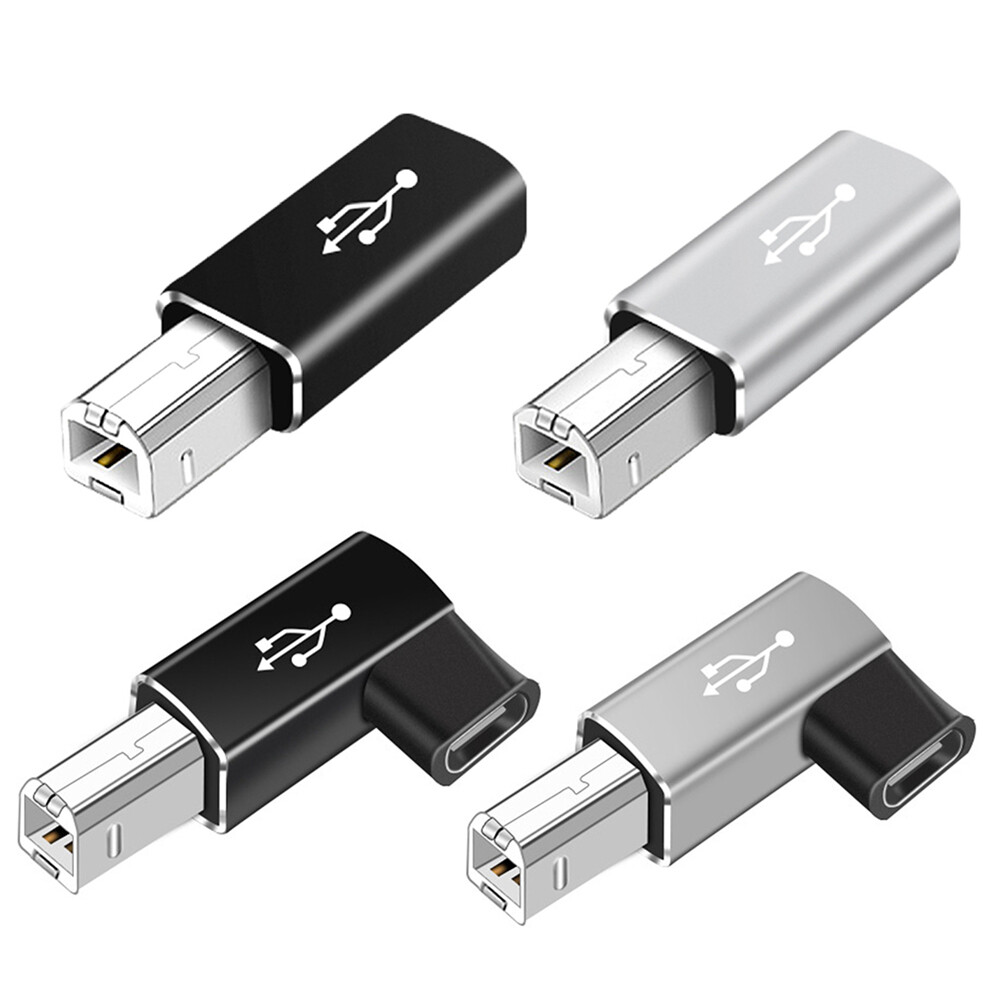 USB Type C Female to USB B Male Adapter for Scanner Printer Converter USB C Data Transfer Adapter for MIDI Controller Keyboard