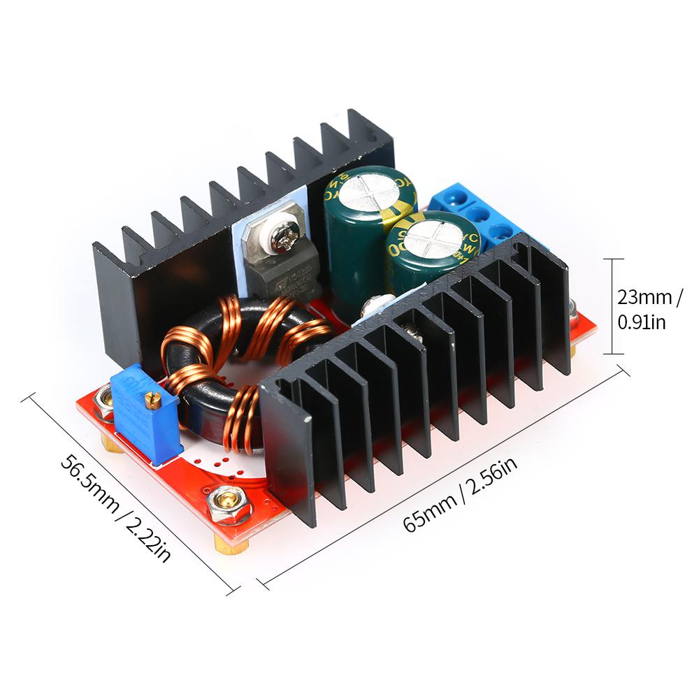 Step Up Module Boost 150W Step-up Module DC-DC Boost Converter 12-32V to 12-35V Adjustable ...