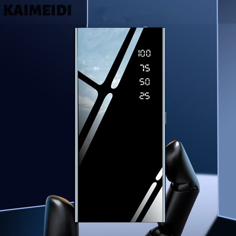 KAIMEIDI New 20000mAh power bank digital display mirror mini