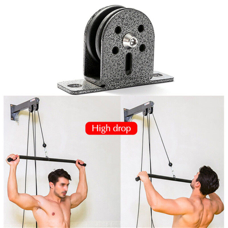 Tập Thể Dục Bằng Thép Không Gỉ Mang Ròng Rọc Tải 300KG Để Nâng Tập Luyện DIY Thiết Bị Phòng Tập Thể Dục Cáp Im Lặng Bánh Xe Tại Nhà Phòng Tập Thể Dục Phụ Kiện Thể Thao