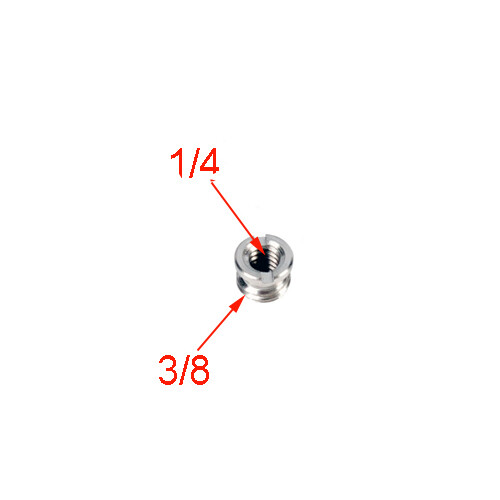 10pcs 1/4" to 3/8" Convert Screw Adapter for Tripod