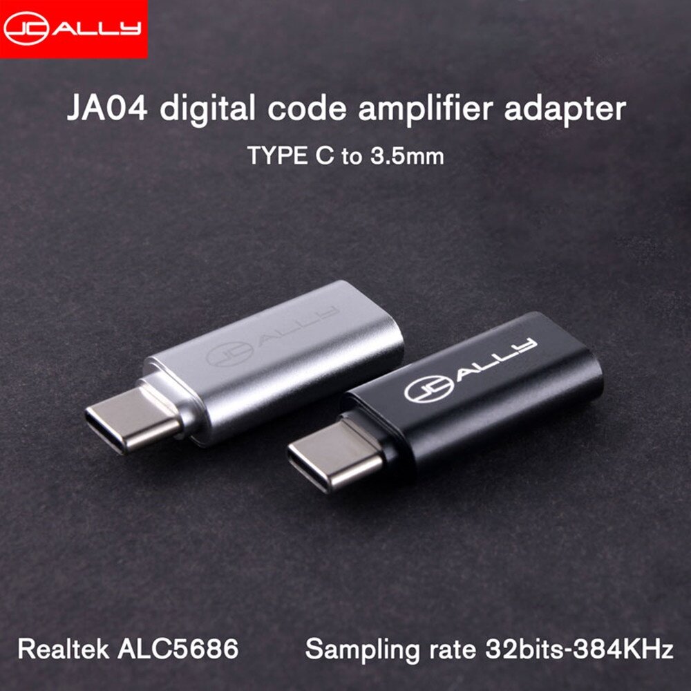 Jcally Ja04 Hifi Earphoen Tiêu Chuẩn âm thanh kỹ thuật số Adaptar Alc5686