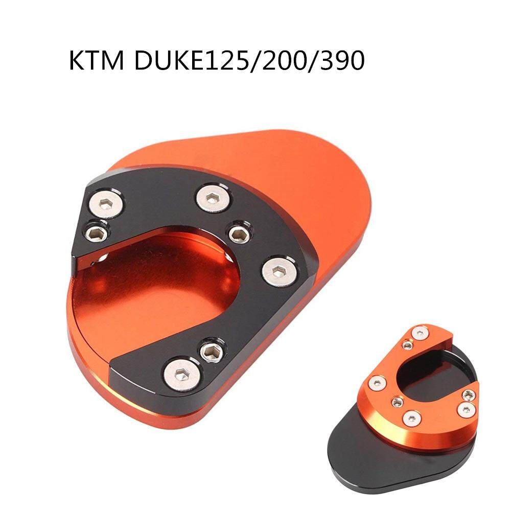 CNC Billet Large Side Stand Plate Base for KTM RC Duke 125 200 390 690