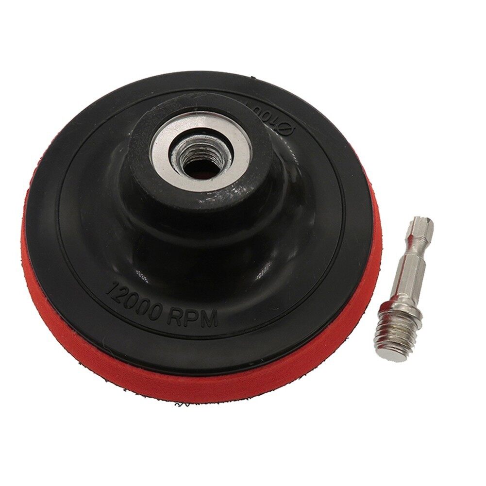 M10 Car Polisher Buffing Sanding Angle Grinder Hook Loop Backing Pad Discs