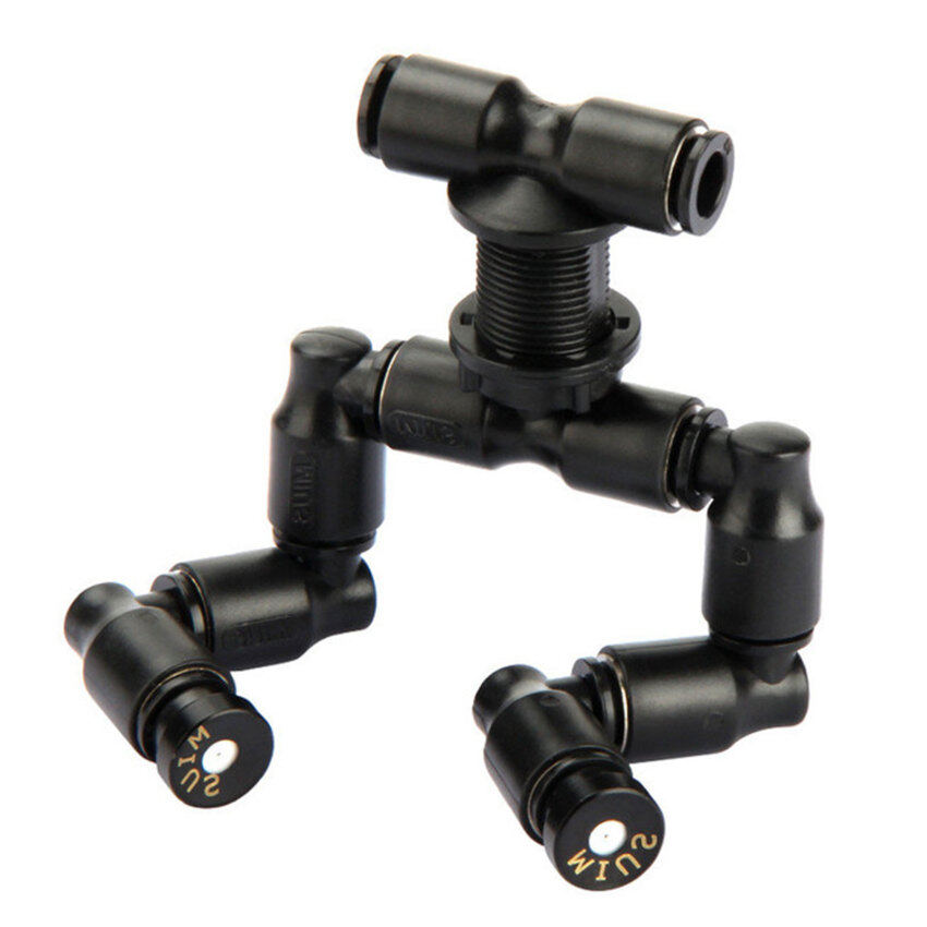Bewinner Bone design Fogger Mist Sprinkler, 360 Adjustable Nozzles Garden Greenhouse Irrigation Sprinkler Cooling System