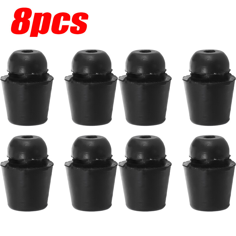 4/8Pcs Universal Car Door Shock Absorbing Gasket Black Rubber Dampers Buffer Pad Car Door Protection Accessories