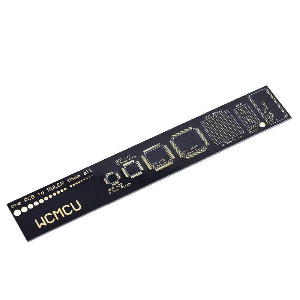 Thước PCB 15Cm Cho Các Kỹ Sư Điện Tử Cho Người Làm Geeks Thước Tham Khảo PCB Bộ Phận Đóng Gói PCB V2-6