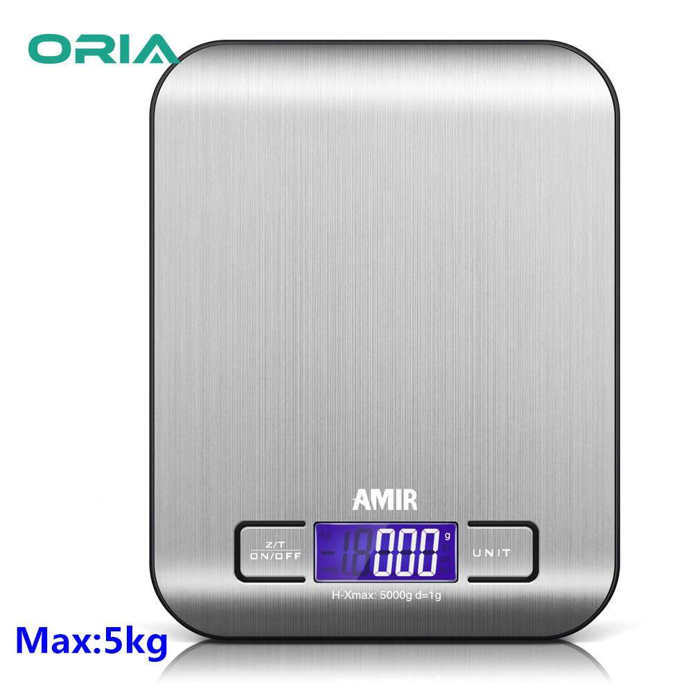 1g-5000g Electronic Pocket Digital LCD Weighing Scales Food Cooking Kitchen 5Kg