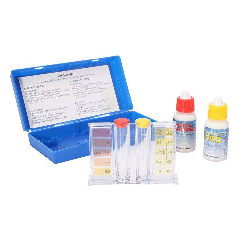 Portable PH Chlorine Water Quality Test Kit Swimming Pool Tester Water Testing With Box