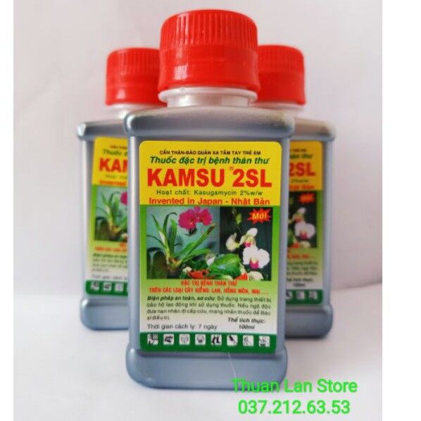 Thuốc đặc trị bệnh thán thư kamsu 2sl cho hoa lan, cây cảnh