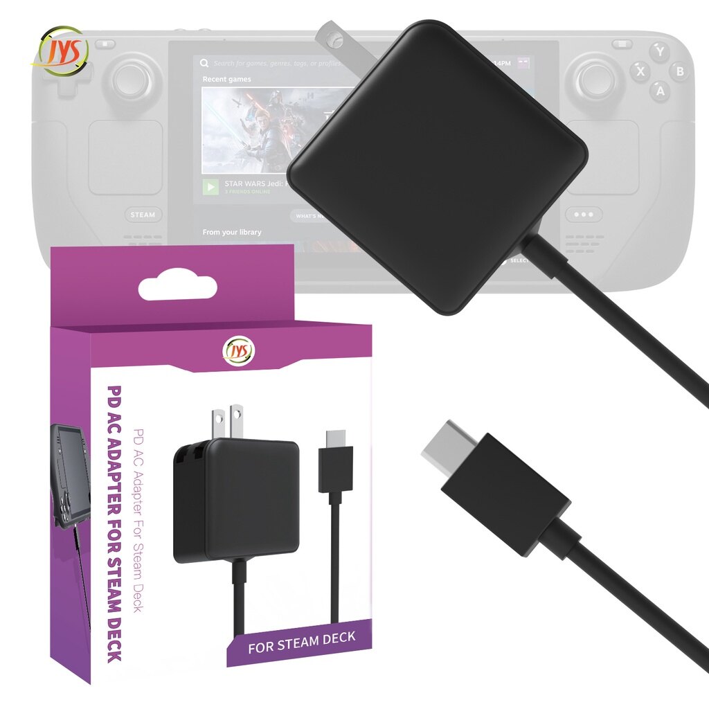 45W PD 3.0 High Power Fast Charging For Steam Deck Short Circuit Protection Fire Bull Charger Game Consoles Game Accessories
